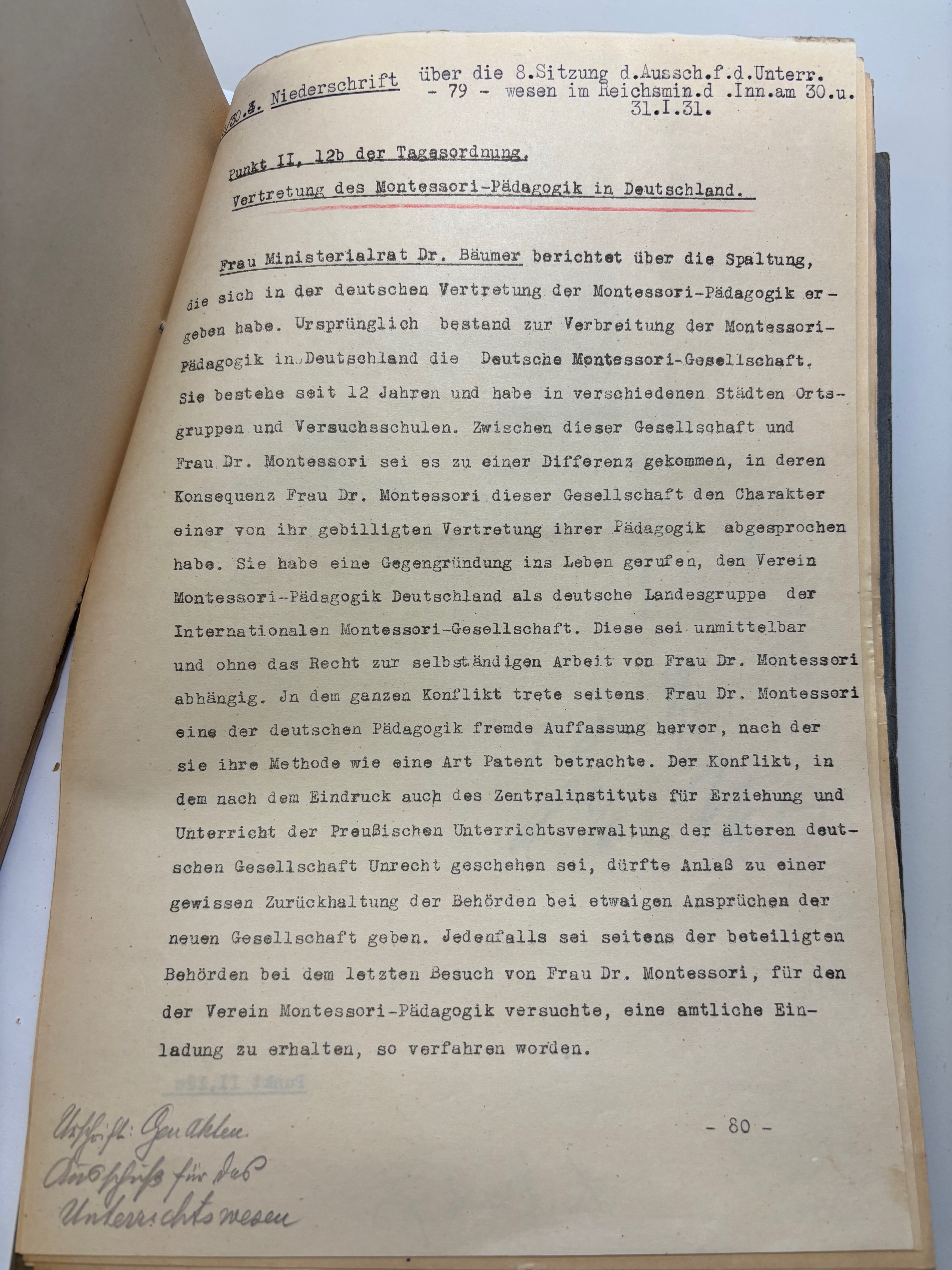 Baeumer Jan. 1931