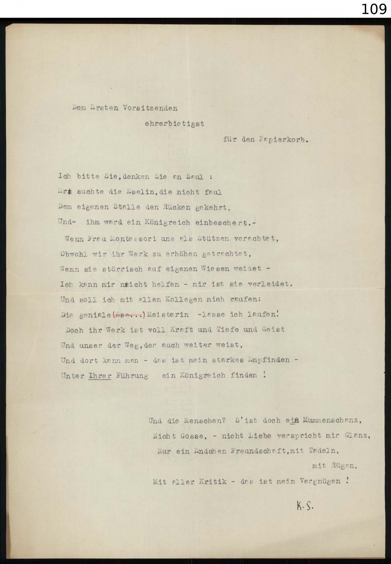 Gedicht Käthe Stern
